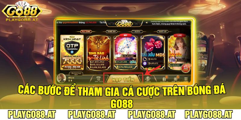 Các Bước Để Tham Gia Cá Cược Trên Bóng Đá Go88