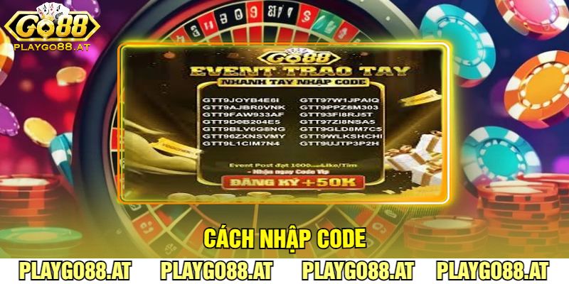 Cách Nhập Code