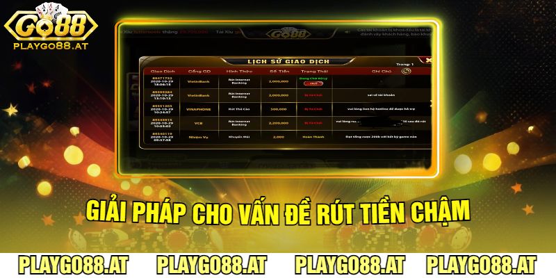 Giải Pháp Cho Vấn Đề Rút Tiền Chậm